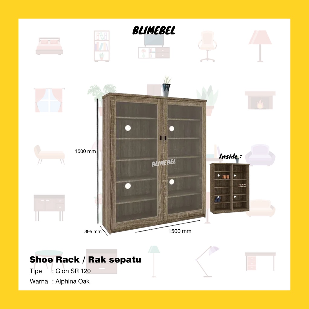 Rak Sepatu / GION SR 120 - GARVANI
