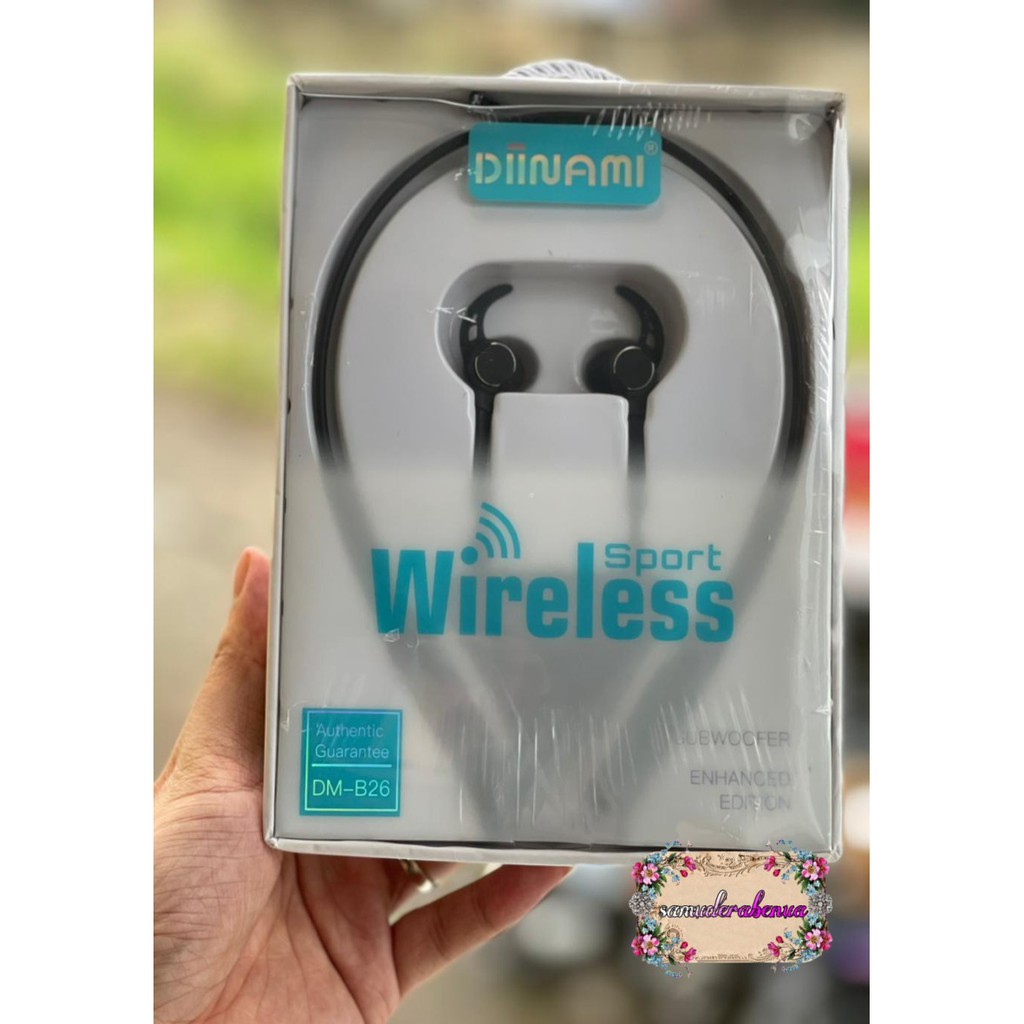 BM052 Headset headsfree Bluetooth ORIGINAL DIINAMI SPORT B26 SUPERBASS FOR ALL SMARTPHONE SB1971