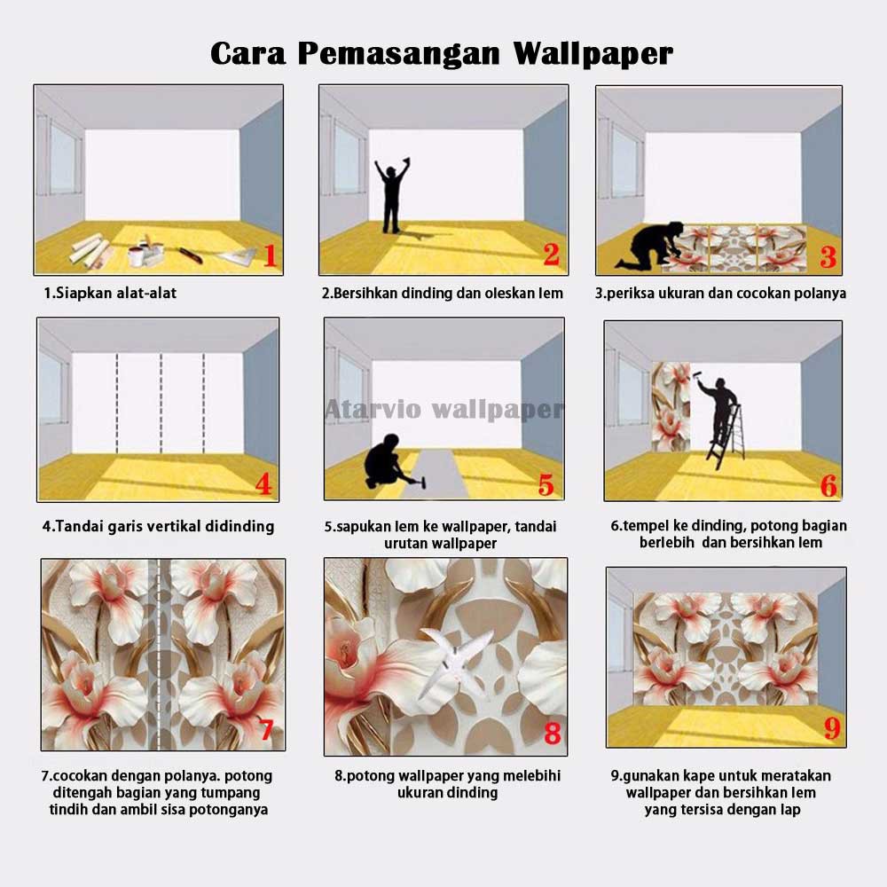 Termurah Dan High Quality Wallpaper Custom Printing Gambar Mekkah 3d Wallpaper Custom Murah Shopee Indonesia
