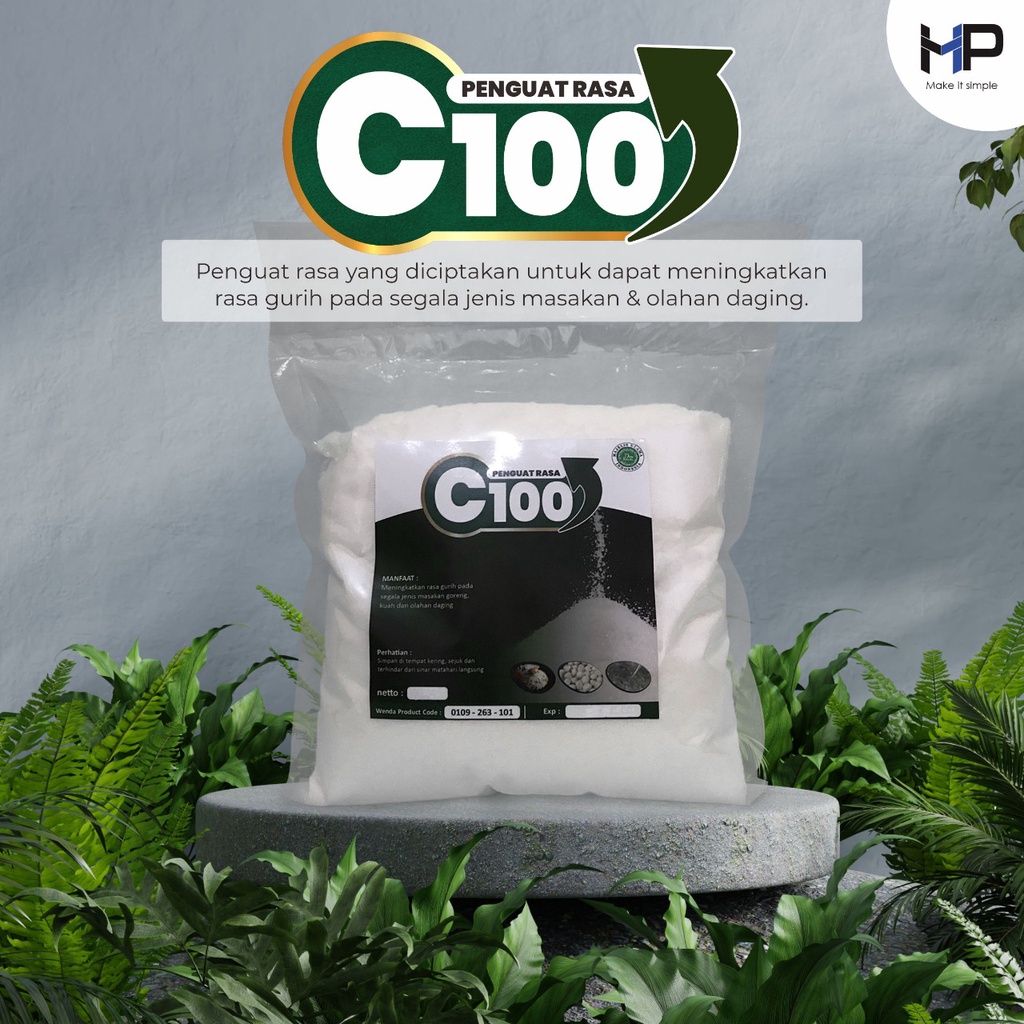 

Penguat Rasa C100 (800g) - Penyedap rasa | Penambah rasa | Lebih sedap & gurih daripada MSG atau micin/vetsin