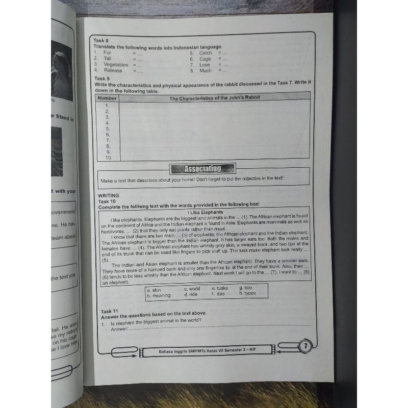 Lks Bahasa Inggris Smp Mts Kelas 7 Semester 2 L Master Shopee Indonesia