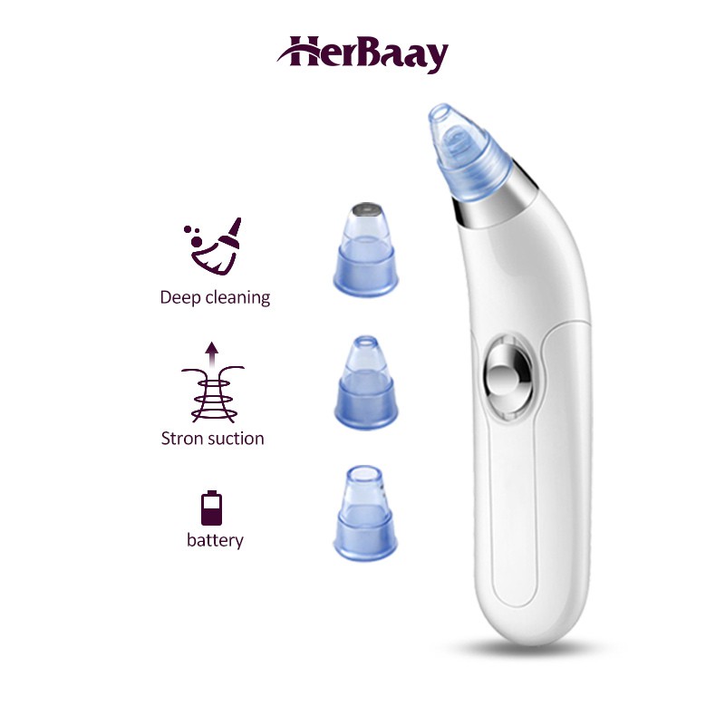 

Herbaay Alat penyedot komedo/Alat pembersih komedo/Vakum Penyedot Komedo/blackhead remover