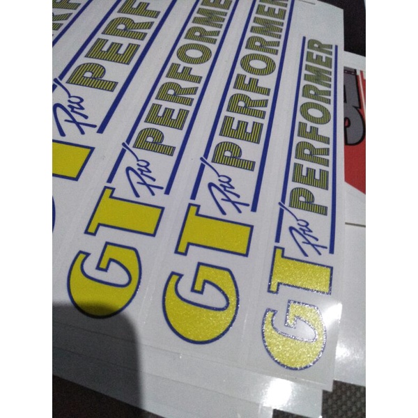decals/decal/stiker/sticker set bmx gt pro performer repro