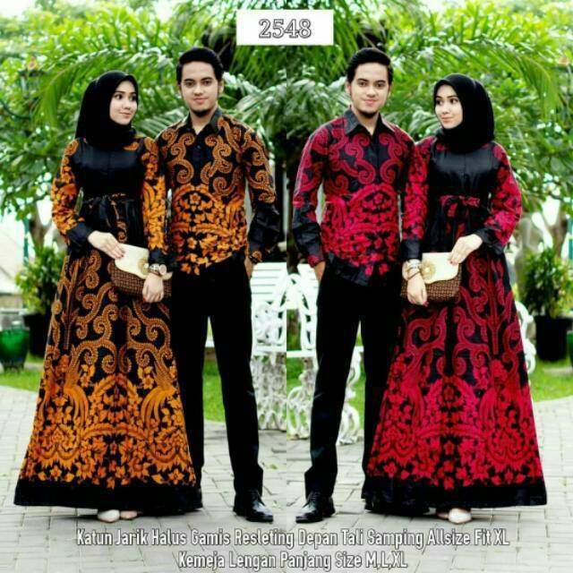 BATIK COUPLE GAMIS KATUN | HARGA PROMO TERMURAH | KELUARGA SERAGAMAN | BATIK PEKALONGAN
