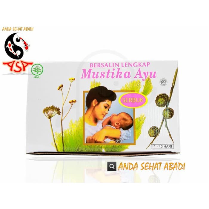 jamu bersalin lengkap mustika ayu serbuk  / jamu bersalin 1 - 40 DAY