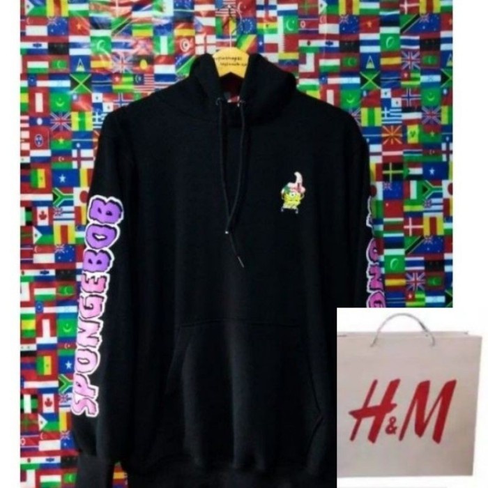 

(TERLARIS) Hoodie H&M Spongebob *Free paperbag+Box*
