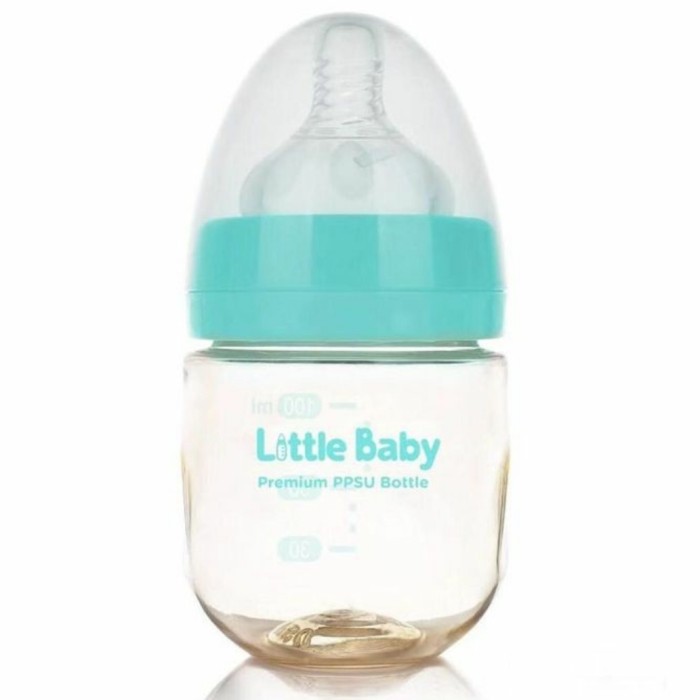 LITTLE BABY PPSU Wide Neck Bottle 100ml Botol Susu Dot PPSU