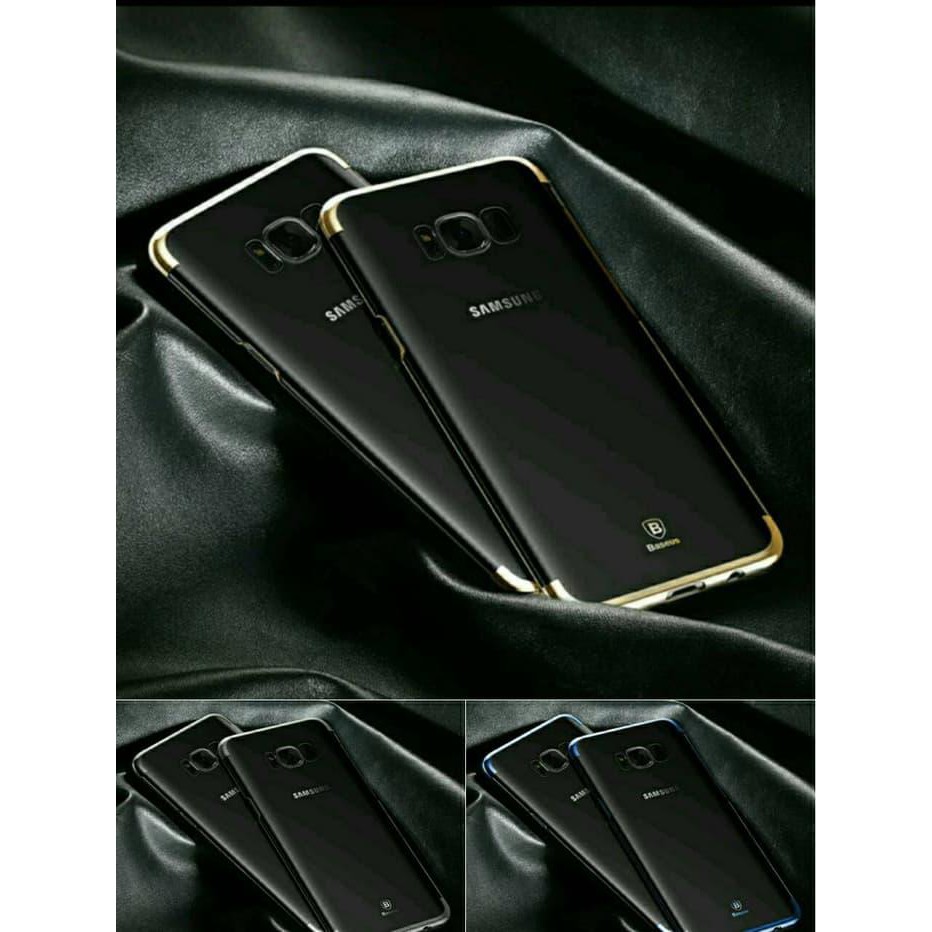 Aksesoris Hp Baseus Transparan Glitter For Casing Case Hp Samsung Galaxy S8 Plus S8 Hitam Shopee Indonesia
