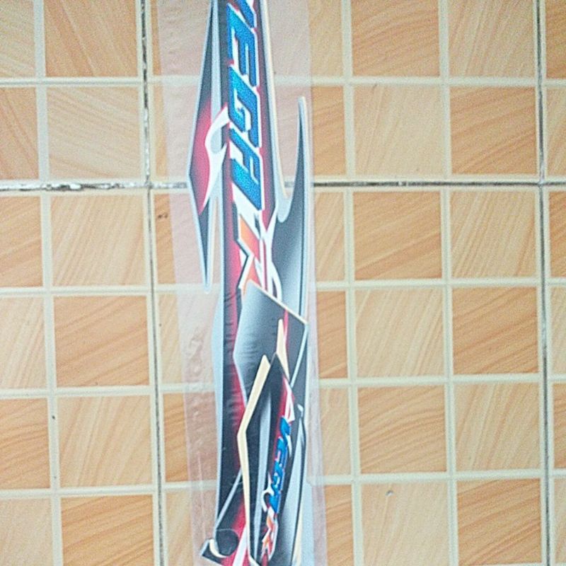 striping yamaha vega new 2007 hitam silver