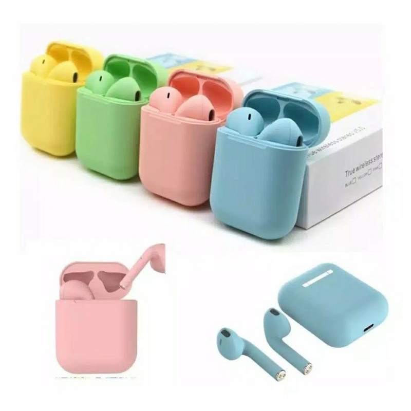 HEADSET MACARON WIRELESS I12 - HANDSFREE MACARON I12 WIRELESS 5.0 - HF MACARON I12 WIRELESS