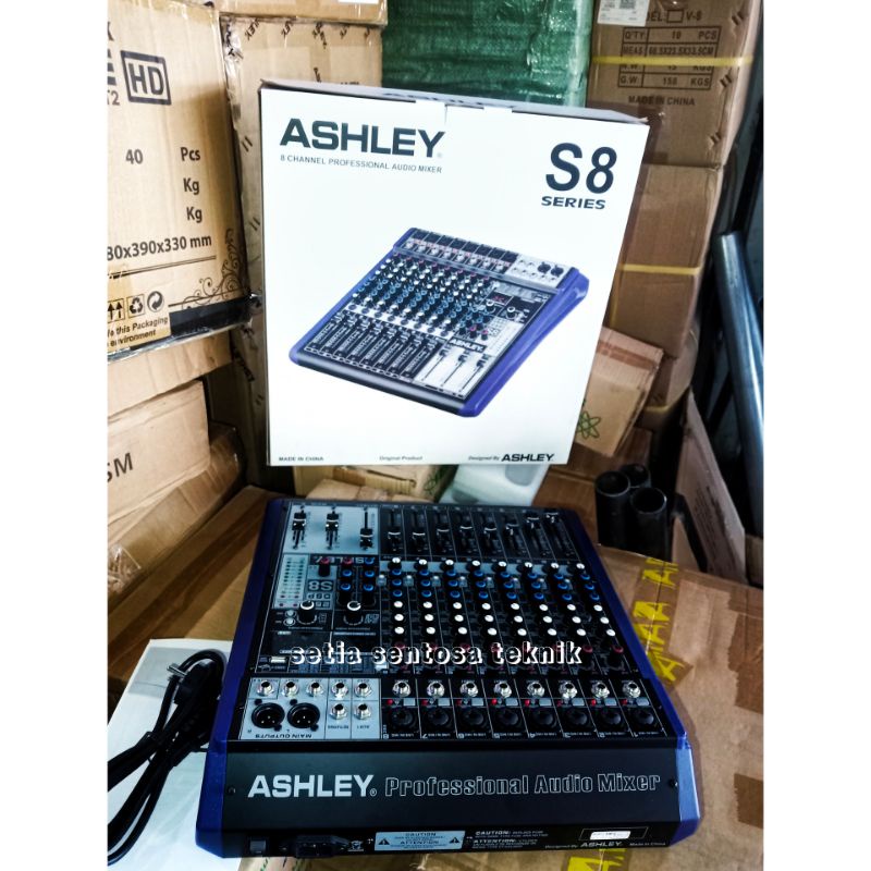 Mixer ASHLEY S8 SERIES S8 CH ORIGINAL NEW AUX BLUETOOTH USB