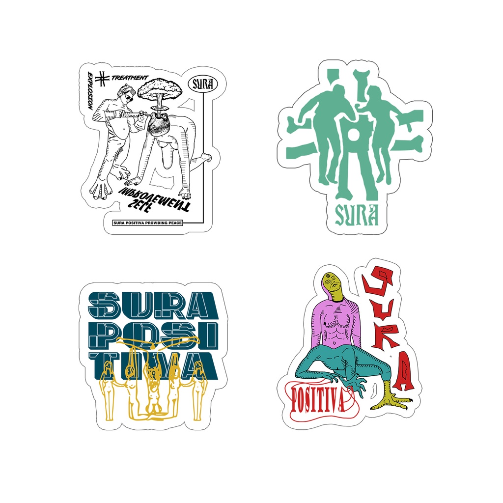 Sticker Pack (Jeden) Sura Positiva