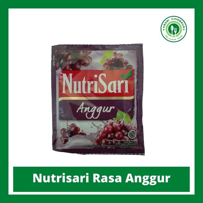 

Nutrisari Rasa Anggur 11 gram isi 1 pcs