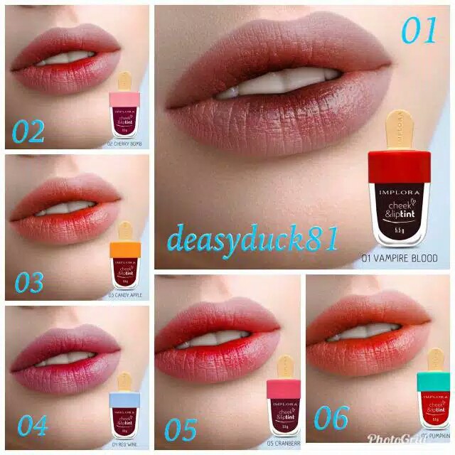 Liptint Implora No.1-6