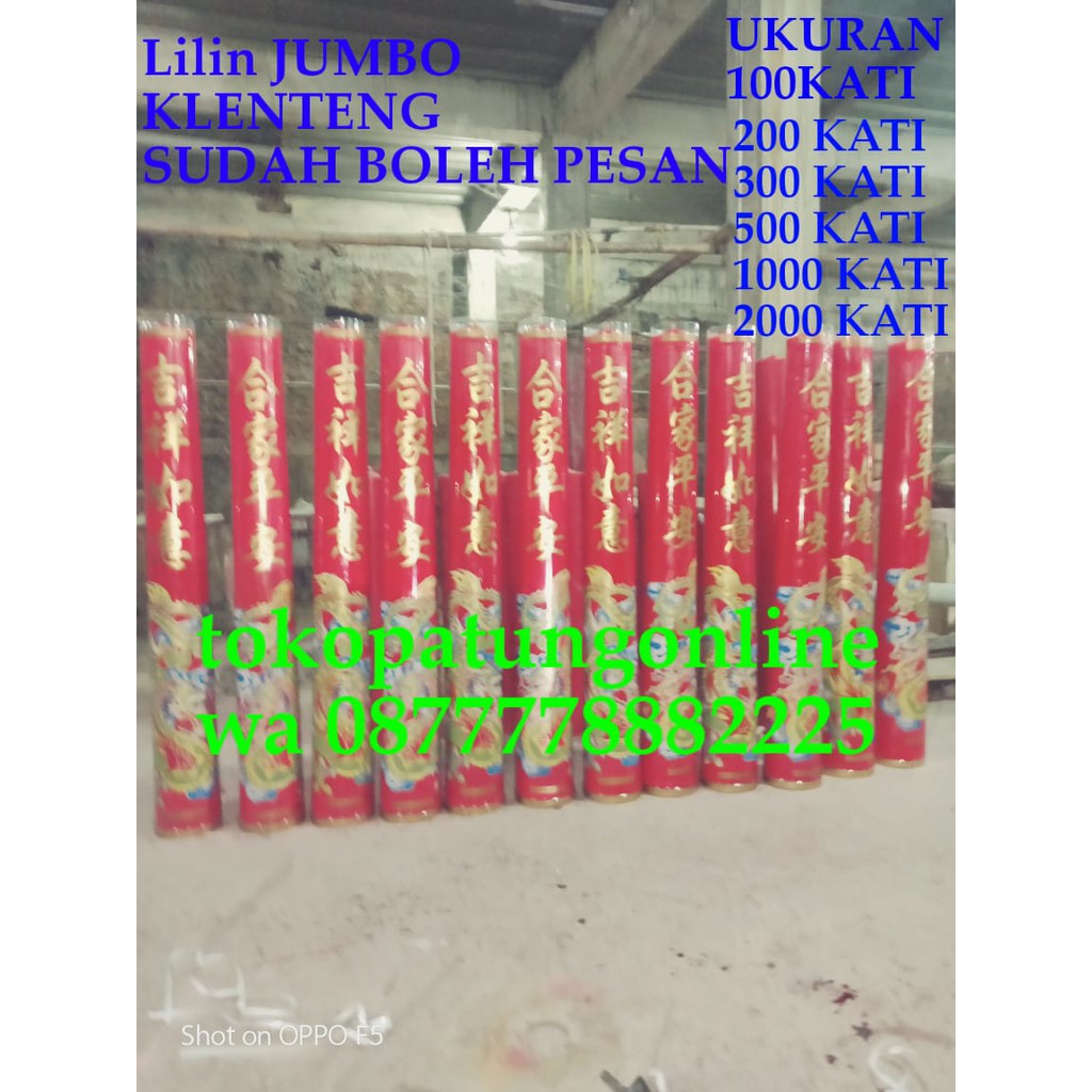 Lilin Merah 100 Kati Naga 01