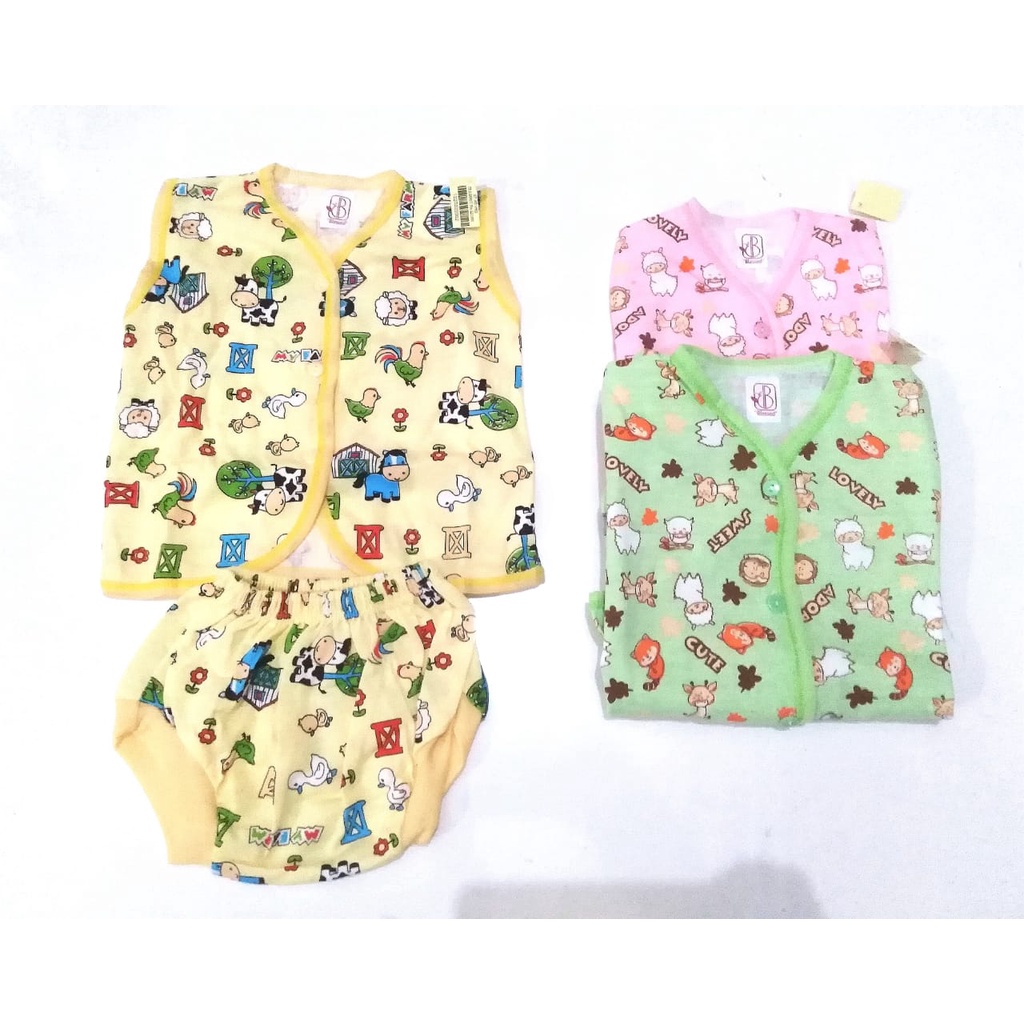 Setelan Blessed Bahan Katun Untuk Newborn 0-3 bulan