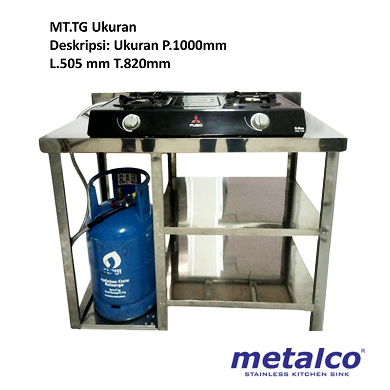 Meja Stainless Steel Metalco MT-5 BG100471