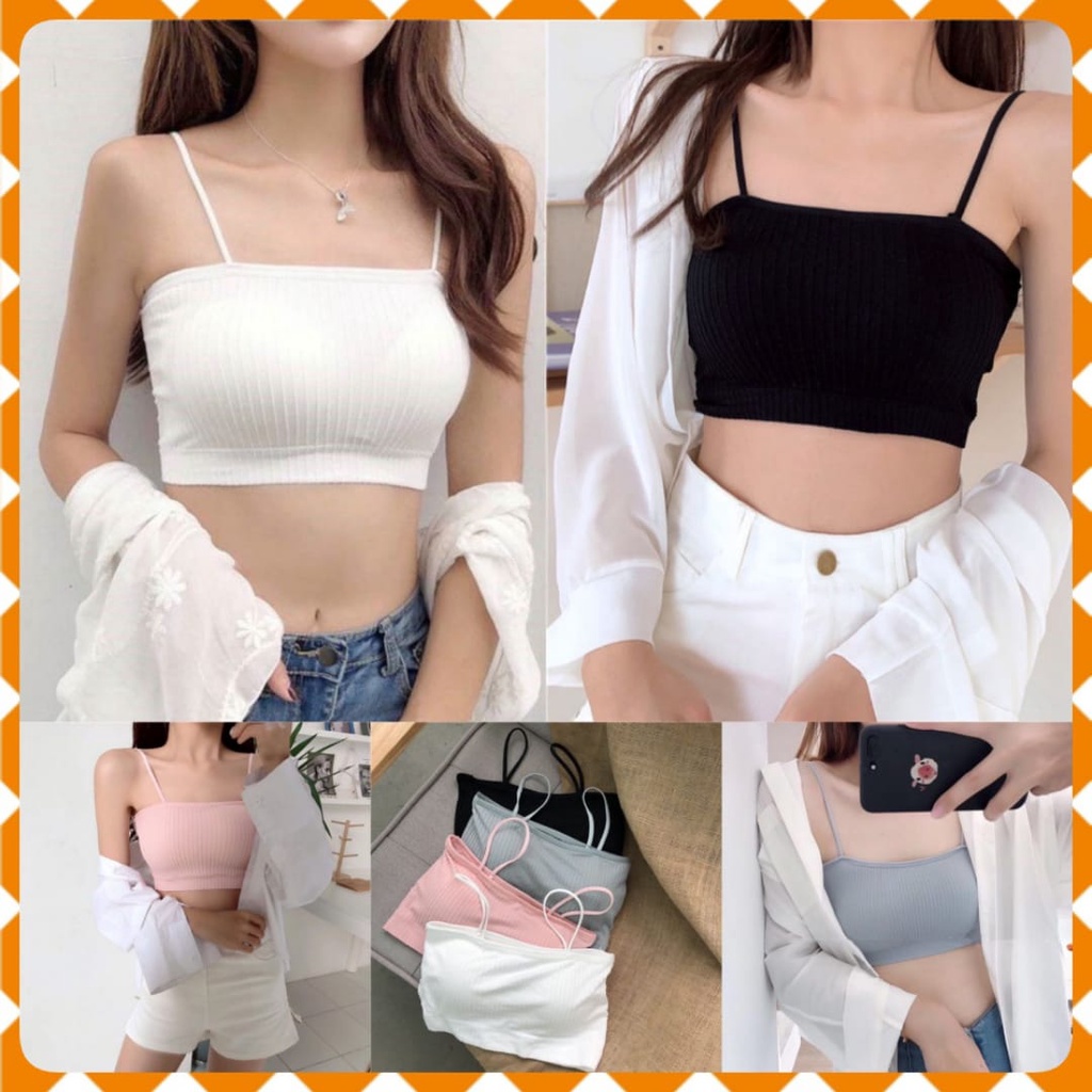 BRA Cewe Kemben Seamless Pakaian Dalam Wanita Crop Top Bralette Import