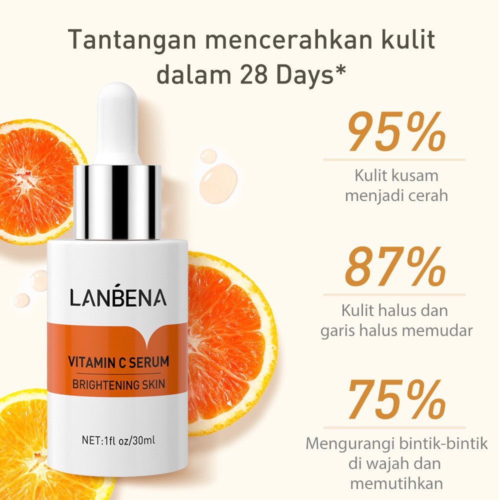 [BPOM] LANBENA Vitamin C Serum - Mencerahkan Wajah 15ml/30ml