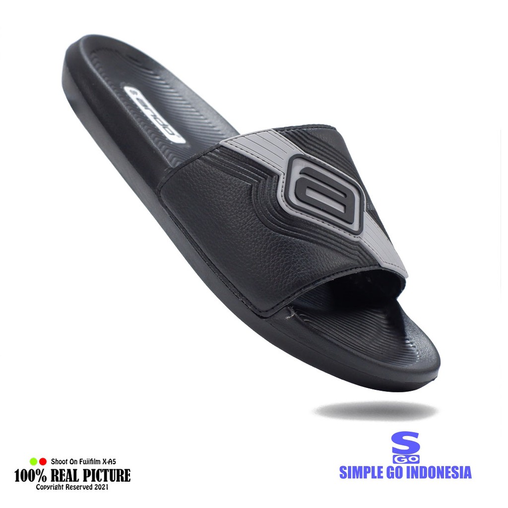 Ando Bosque 02 - Sandal slide pria selop distro original | Sendal slop cowok slip on eva pylon ringan 38-42