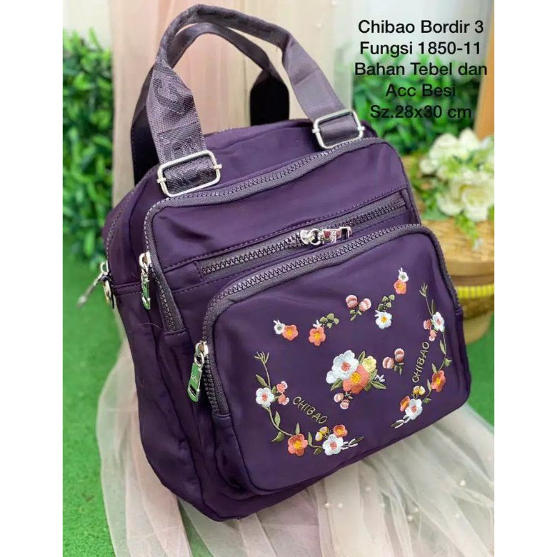 Tas Ransel 3in1 ORI Chibao 1850-11