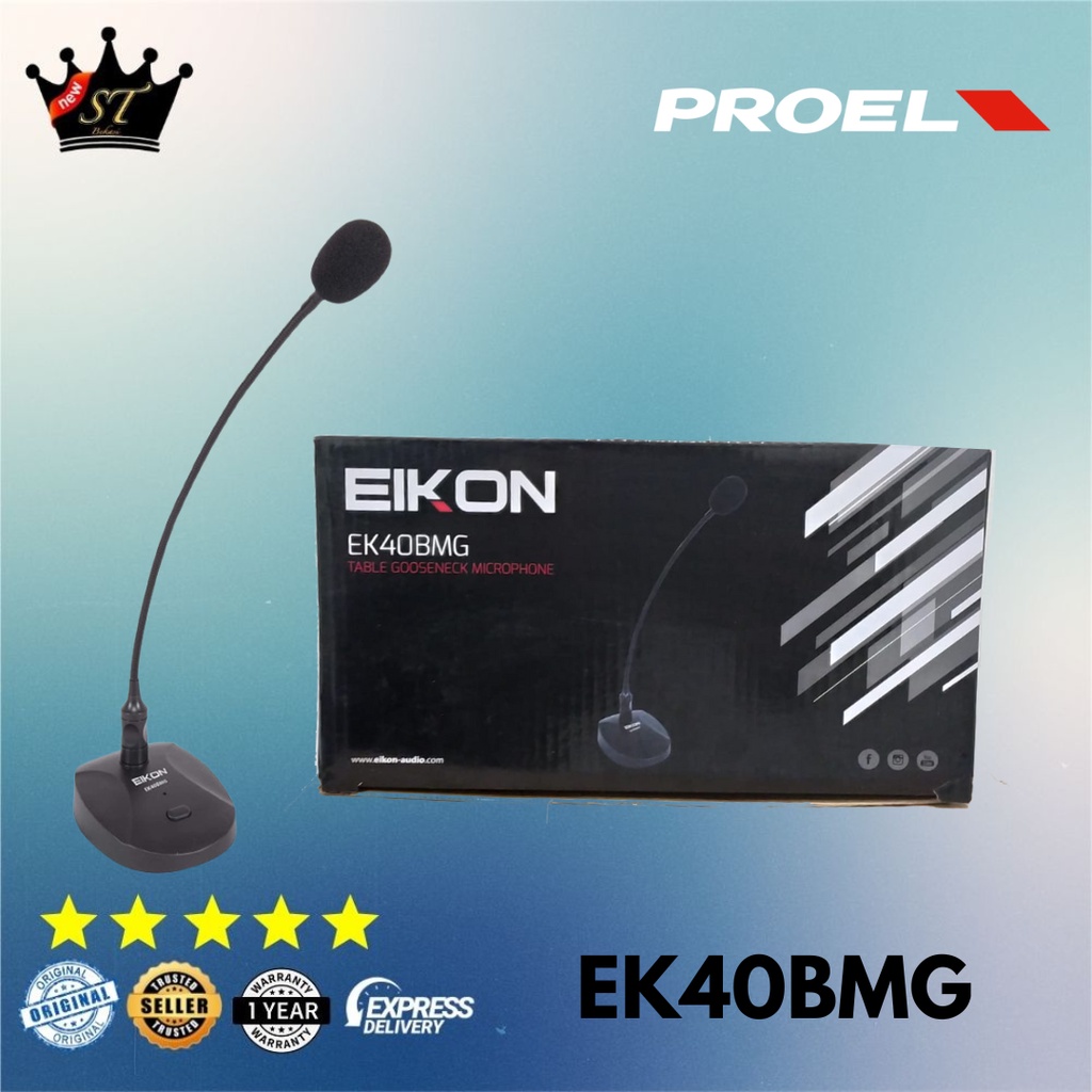 Proel Eikon EK40BMG EK40 Mic Gooseneck Podium Mimbar Paging Conference