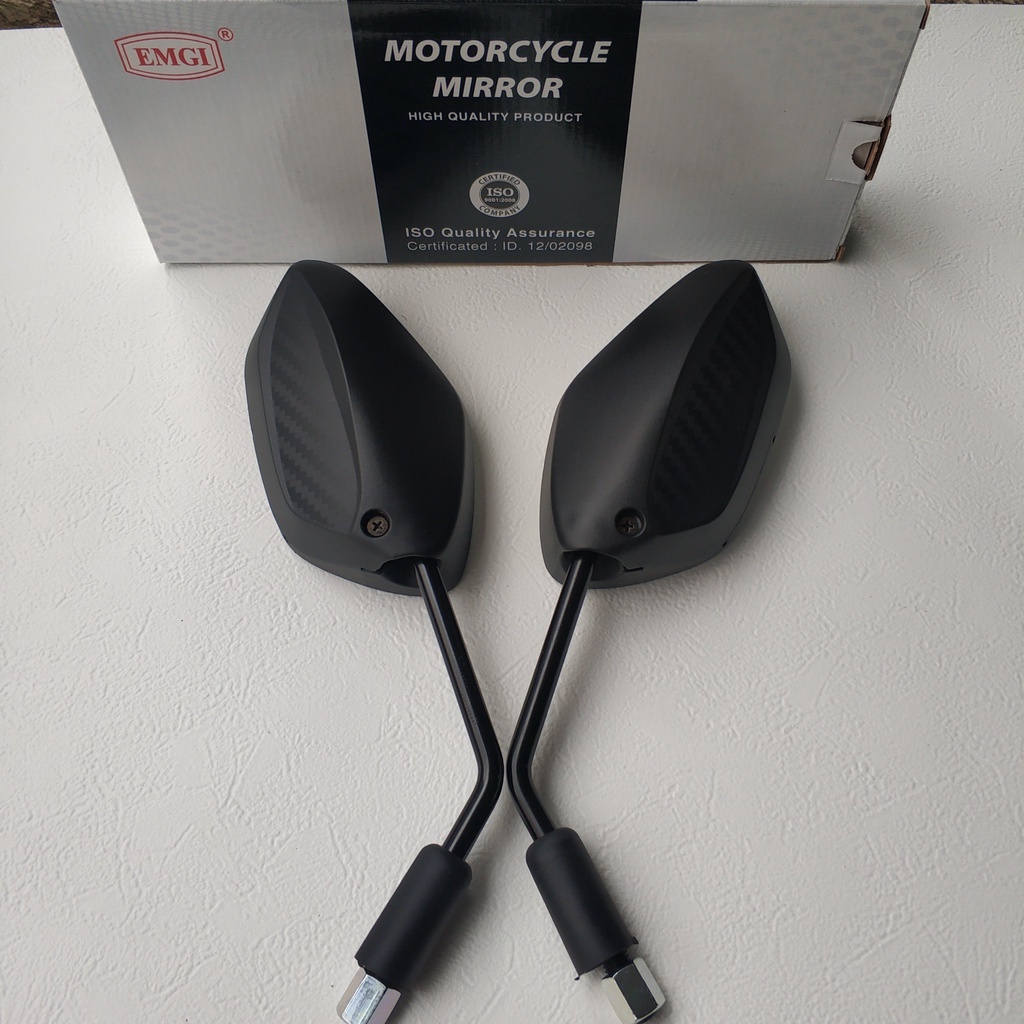 Spion Honda BEAT KARBU ALL NEW BEAT STREET Model Standart Kualitas Ori merk EMGI 9231-MODEL BARU