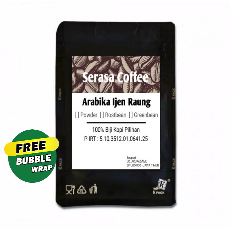 

KOPI BUBUK ARABIKA IJEN RAUNG 100GRAM - Bubuk