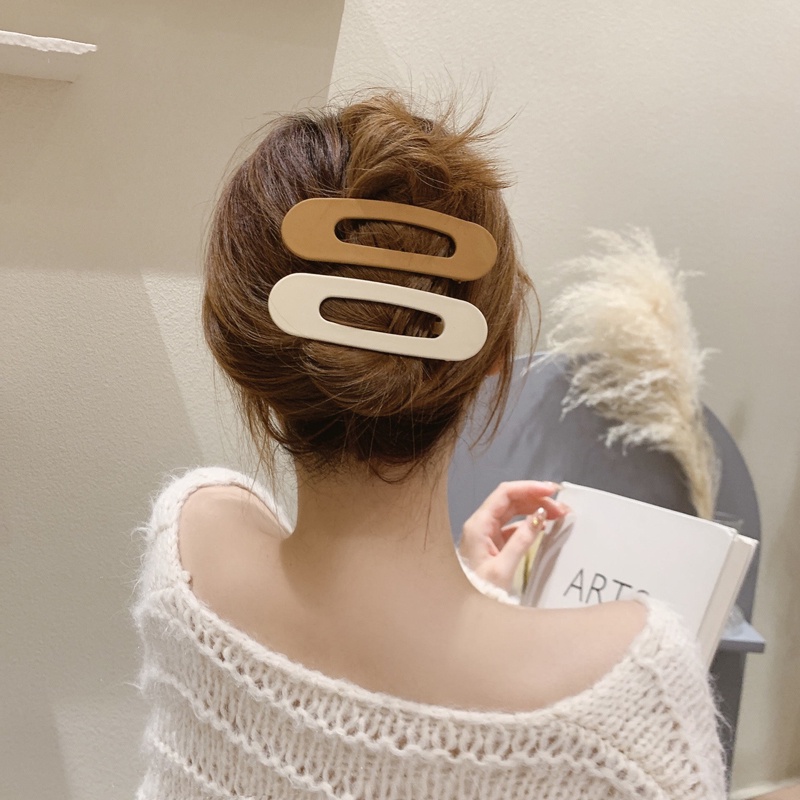 Jepit Rambut Ukuran Besar Gaya Korea