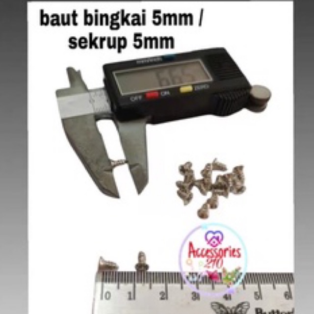 baut bingkai sekrup 5mm / baut sekrup gantungan bingkai foto 5mm