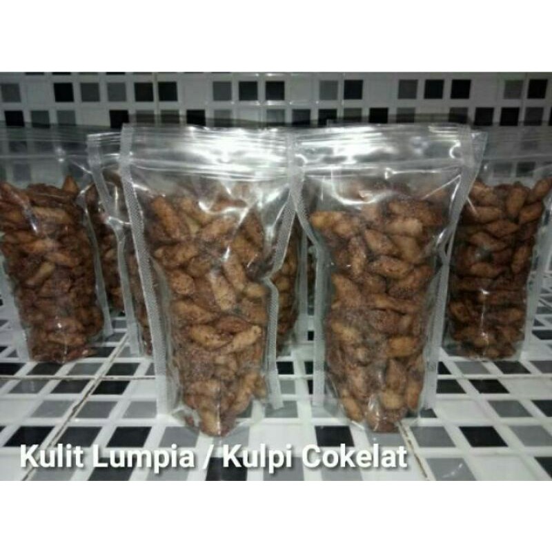 

Keripik Kulit Lumpia / Kulpi Rasa Cokelat