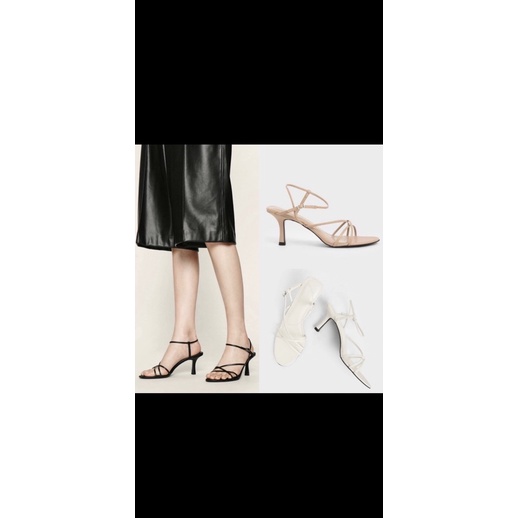 SANDAL WANITA | CNK CKS325 STRAPPY SCULPTURAL HEEL  PREMIUM IMPORT
