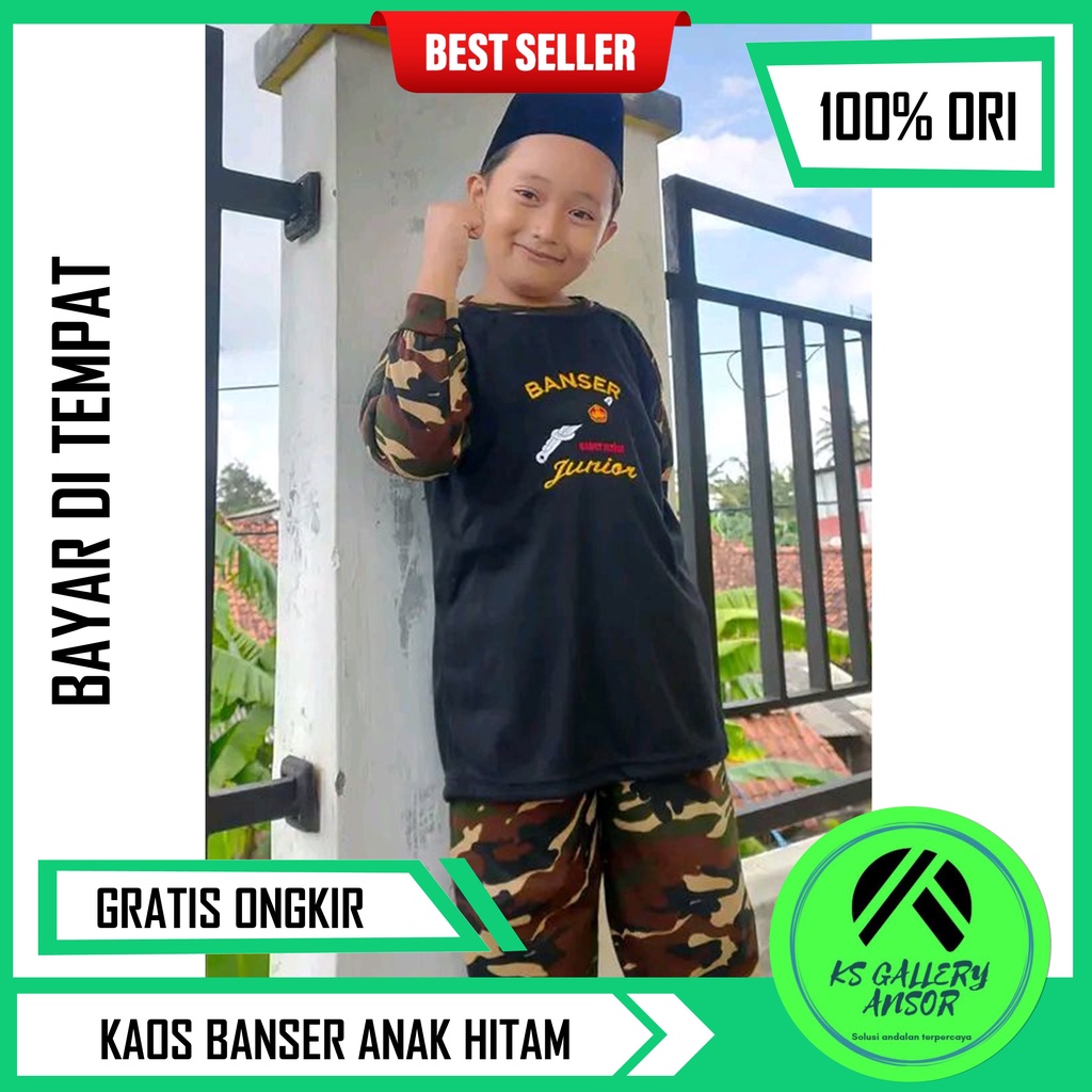 Kaos Doreng Banser Anak I Steel Kaos Banser Anak Hitam