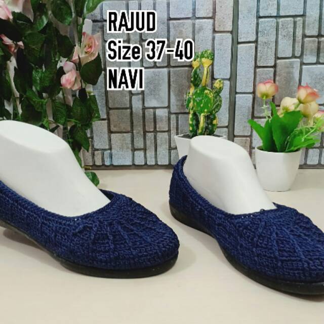 Flatshoes Rajut Import