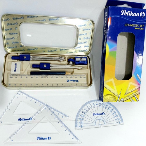 

PELIKAN PENGGARIS GEOMETRIC SETS METAL CASE