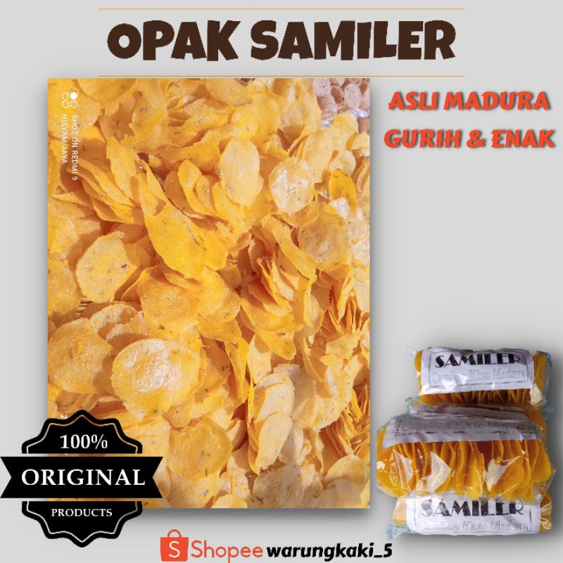 

(SAMILER) Keripik Singkong Krepik Pohong Tette Keripik Mentah Gurih