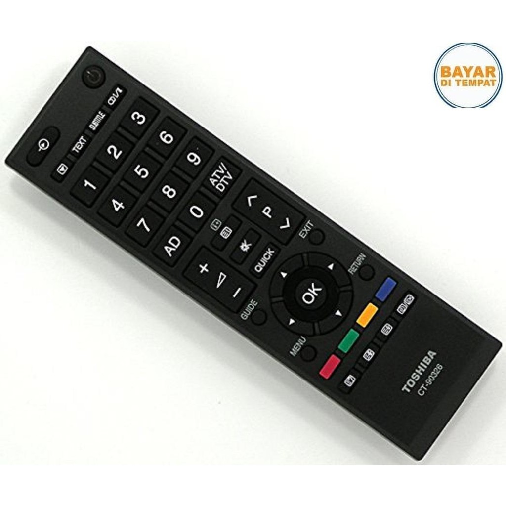 Remote LED TV TOSHIBA  untuk semua tipe toshiba