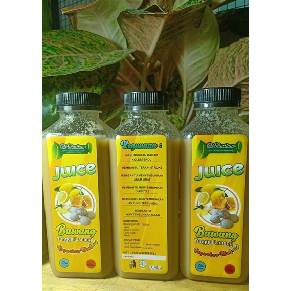 

Juice Bawang Tunggal Lanang | Jus Bawang Putih | Bawang Tunggal | Dengan Campuran Madu Jahe Merah Dan Sari Lemon | Jus Bawang Tunggal Kautsar 500gr