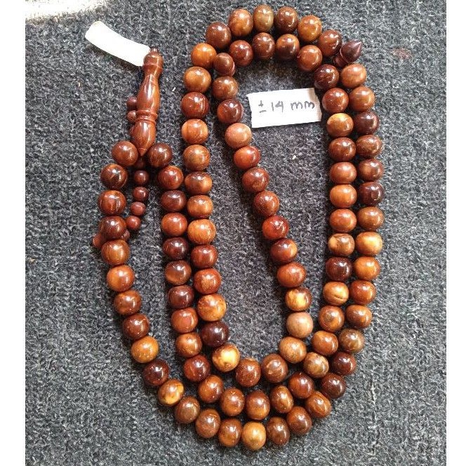 tasbih kokka bulat ± 14 mm ( 14mm )  99 butir