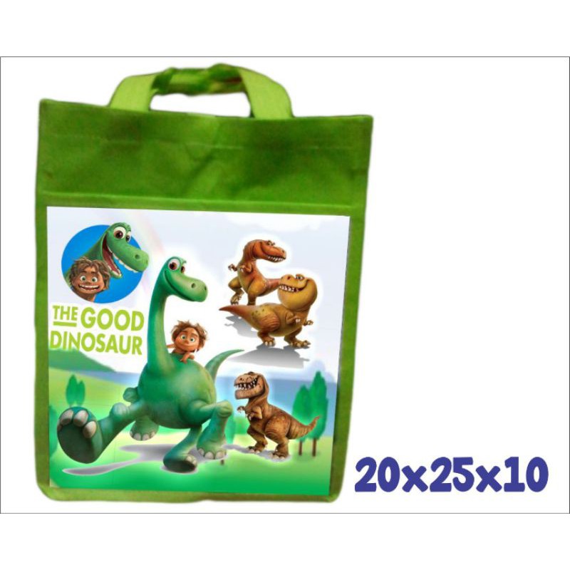 

TAS ULTAH DINO KARAKTER KARTUN DINOSAURS MODEL KANTONG DEPAN