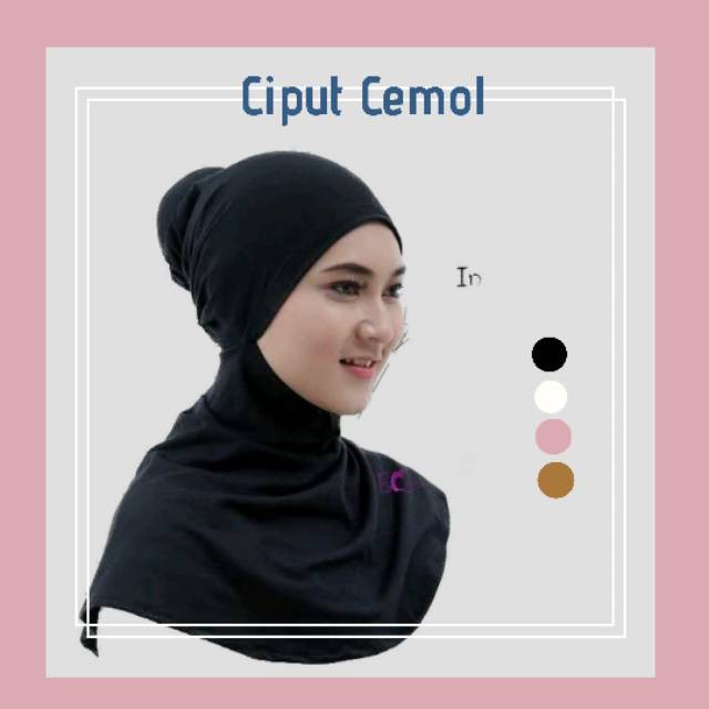 (1KG=20PCS) Dalaman kerudung ANTEM NINJA CEMOL / Inner Ninja Cepol ( ANTI TEMBEM )