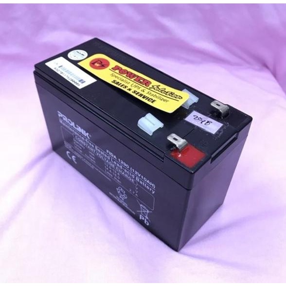 TERLARIS Accu Aki Baterai Kering Battery Ups Prolink 12V 10Ah FIDA 1290 Aki