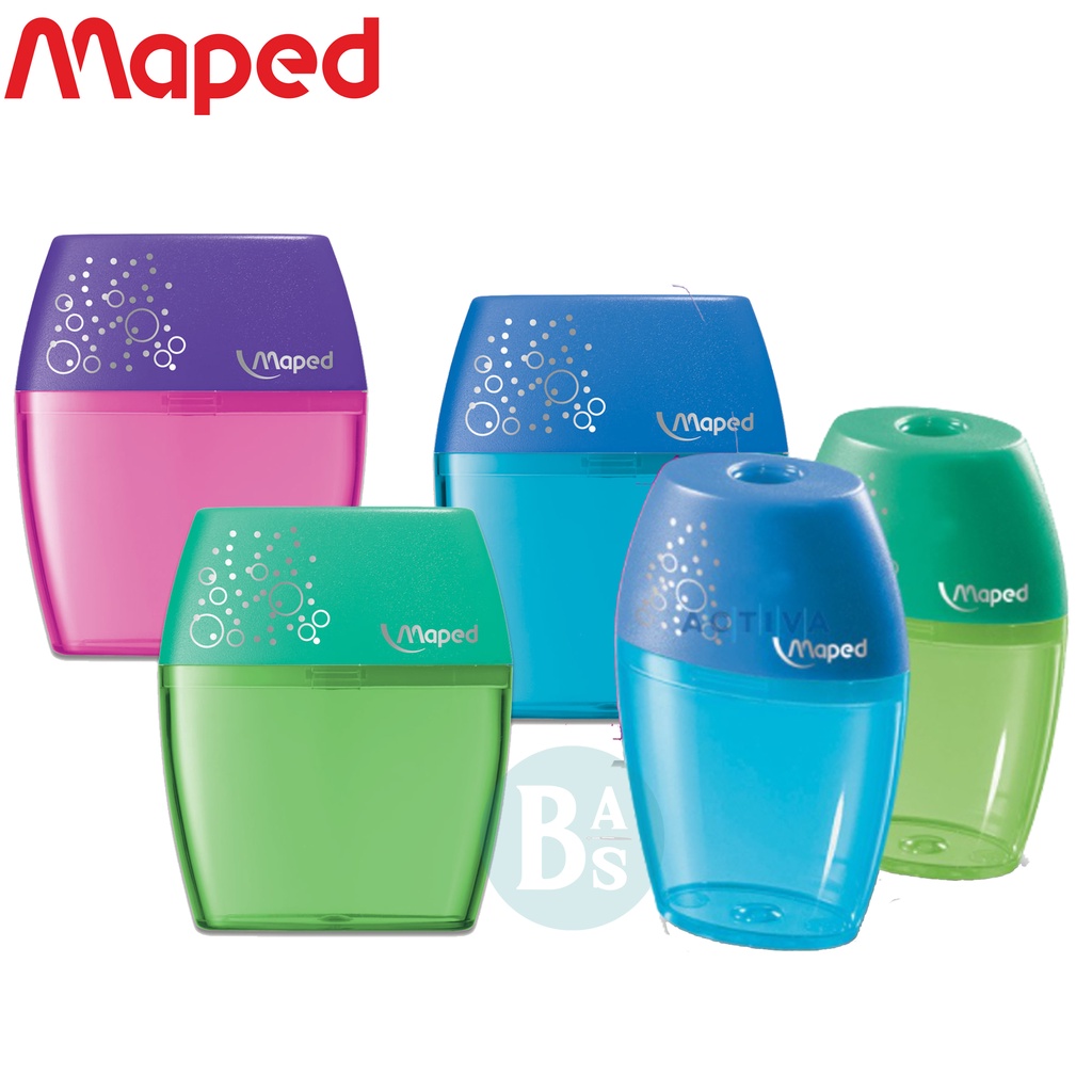 

Shaker Single / Twin Hole Pencil Sharpener with Bin - Maped