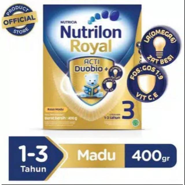 

Nutrilon Royal 3 Vanilla/Madu 400 g