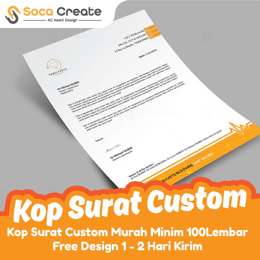 

Cetak Kop Surat Custom