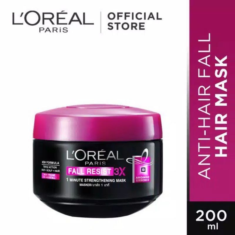 L'Oreal Loreal Paris Hair Mask Masker Rambut Anti Hair Fall