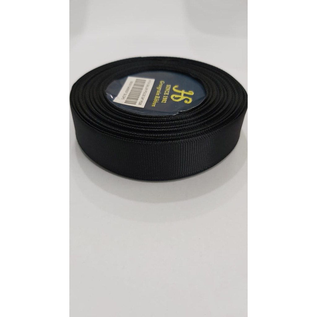 

Grossgrain 2cm hitam panjang 20 yard