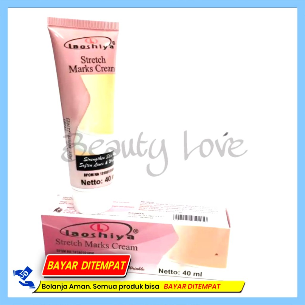 Penghilang Stretch Mark Ampuh ORIGINAL 100% RESMI BPOM Laoshiya Stretch Mark Cream Pencerah kulit