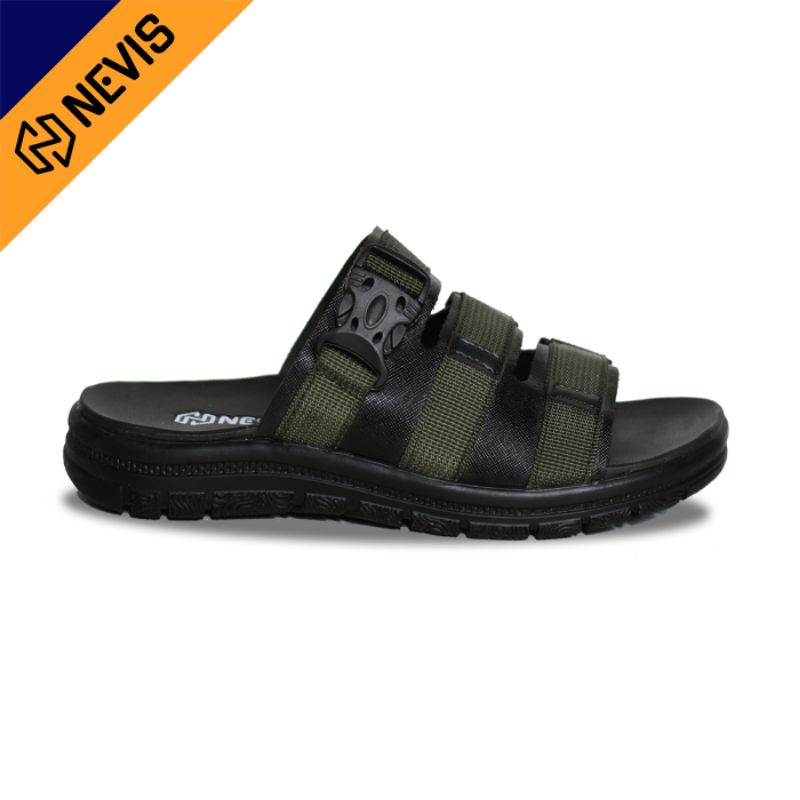 NEVIS NVS 09 Sandal Slop Casual Pria Sendal Distro Kasual Selop Outdoor Cowok Slip On-8