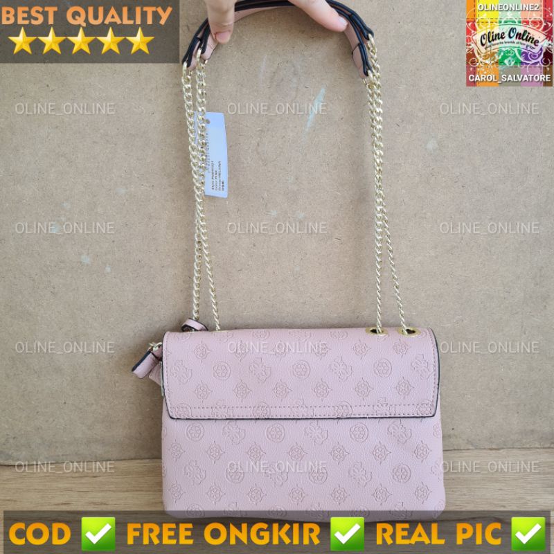 tas helaina gs  convertible emboss 4g sling bag crossbody and shoulder bag two compartmen 2 sekat